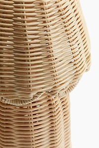 Lampe de table en rotin