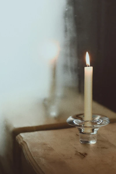 Glass Candleholder