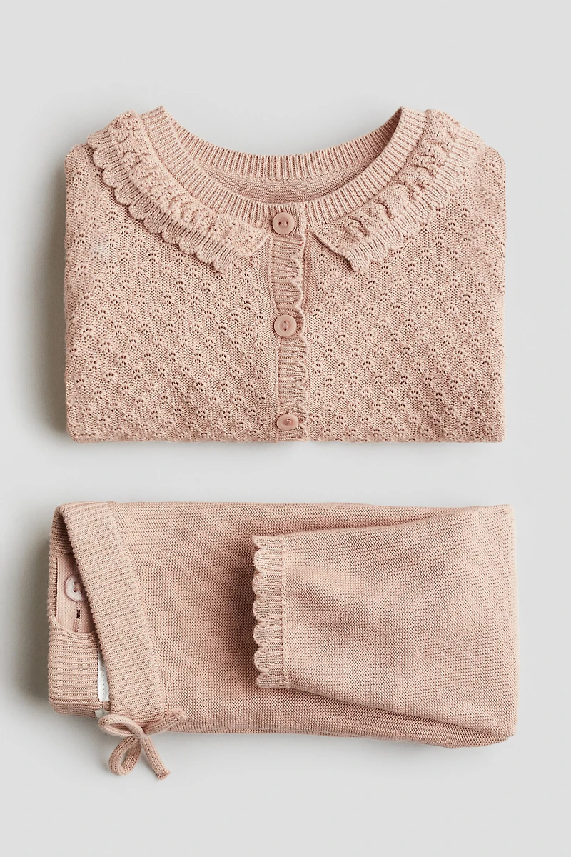 2-Piece Cotton-Knit Set