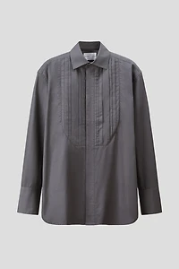 Loose-Fit Tuxedo Shirt