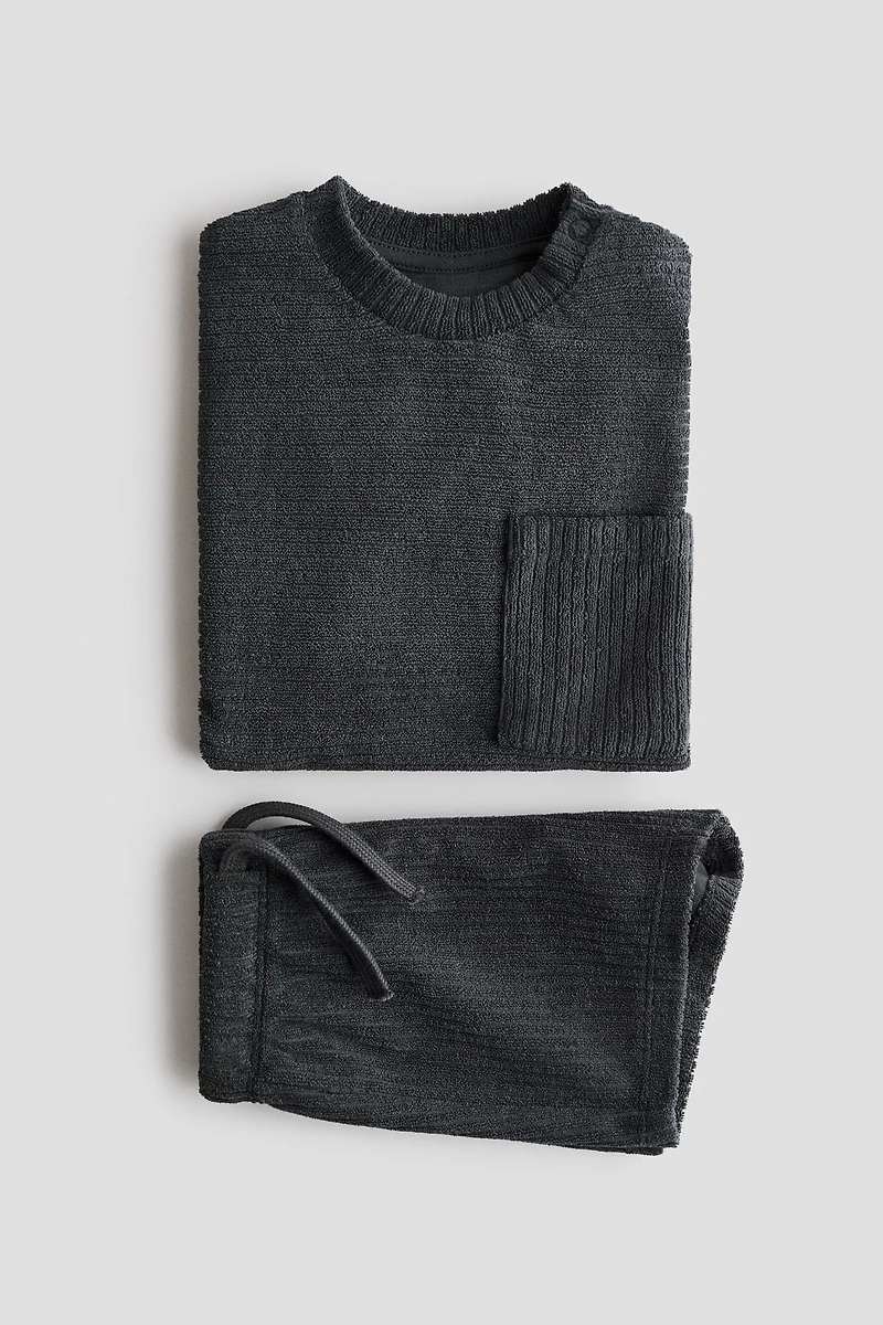 2-Piece Ribbed Terry Set