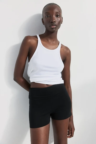 Cotton Jersey Hot Pants