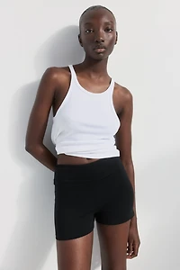 Cotton Jersey Hot Pants