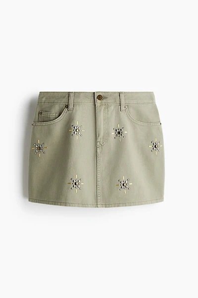 Denim Mini Skirt