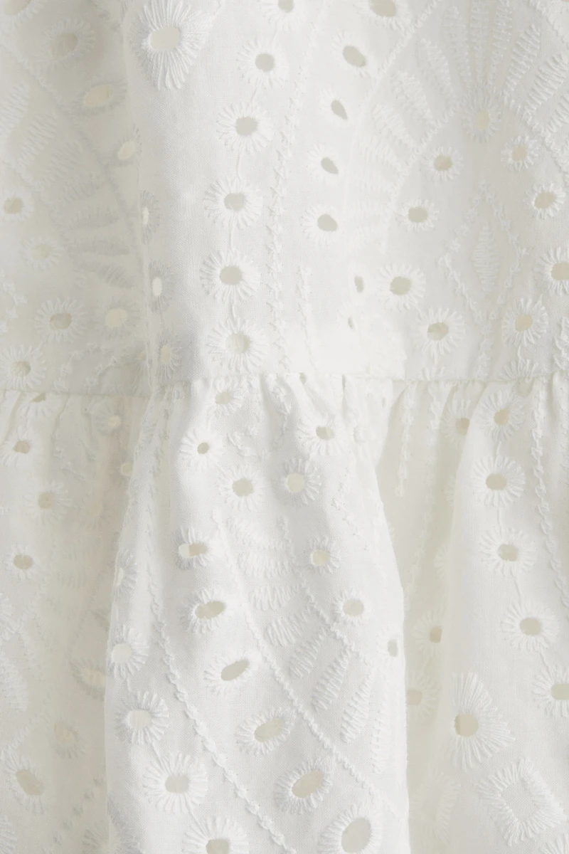 MAMA Eyelet-Embroidered Dress