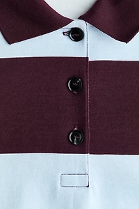Polo en coton mélangé