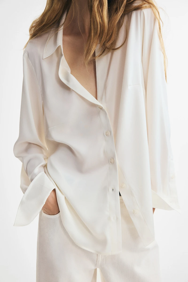Blouse à encolure en V