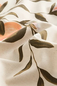 Patterned Linen-Blend Table Runner