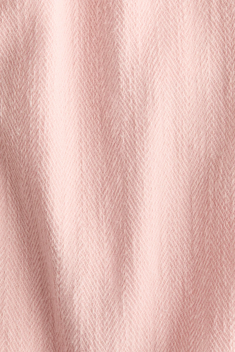 Textured Cotton Pants