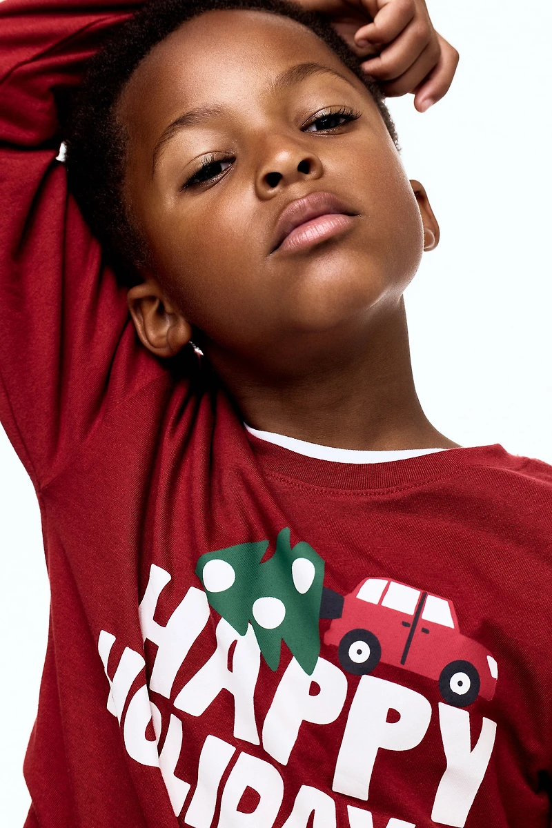 Cotton T-Shirt with Motif