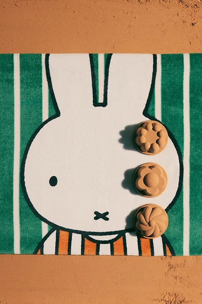 Terry Bath Towel with Printed Motif