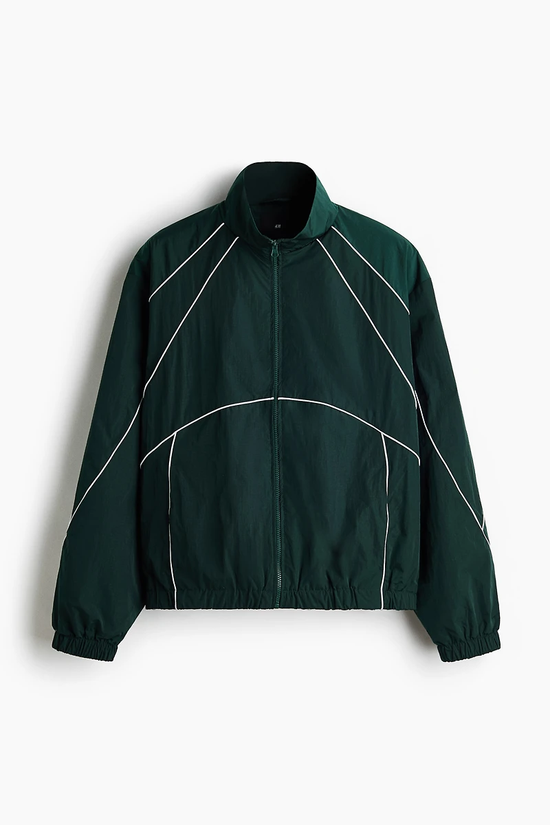 Veste de survêtement à contraste couleur