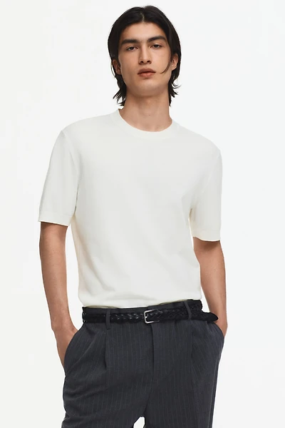 Slim-Fit Knit T-Shirt