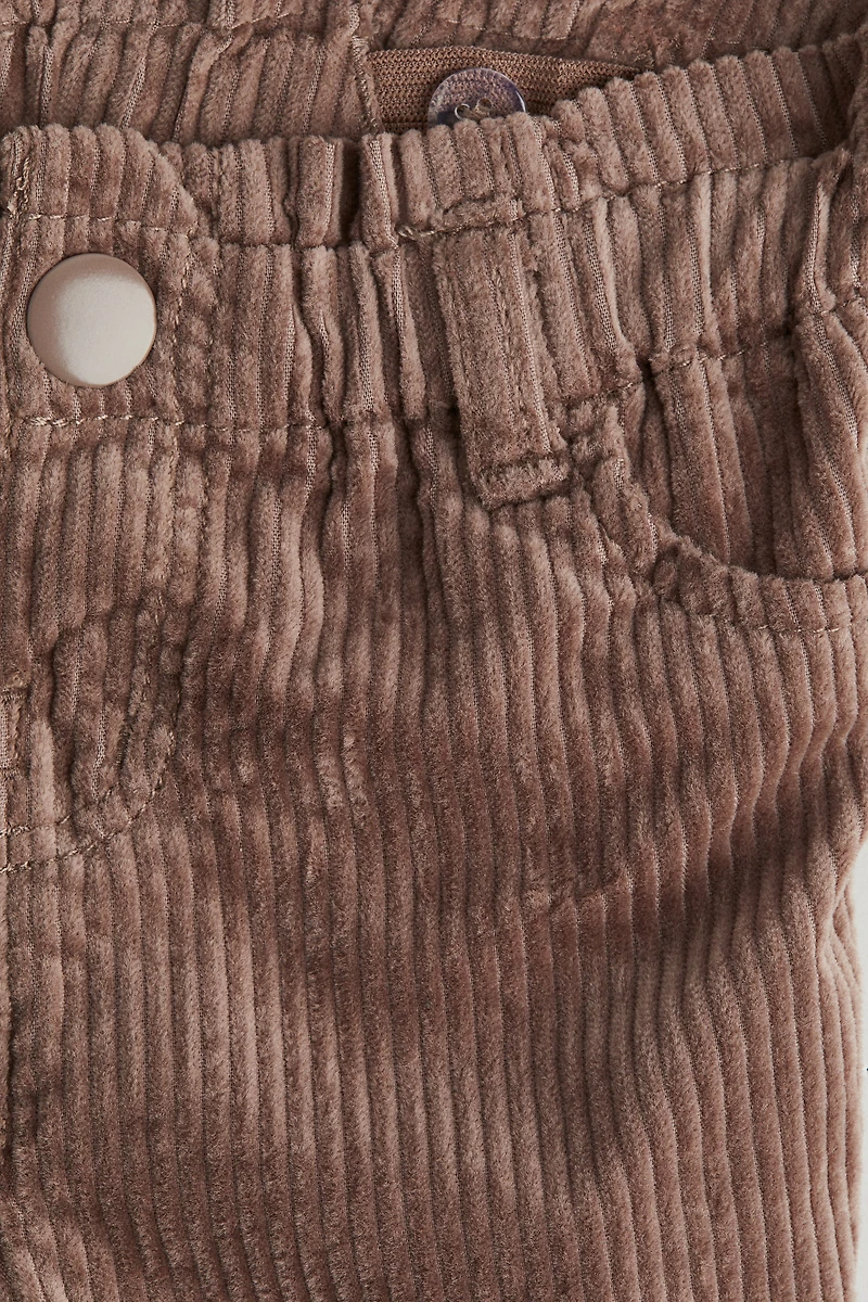 Pantalon en velours de coton côtelé