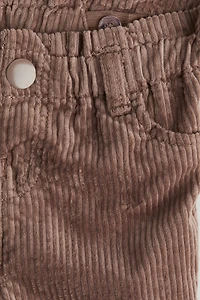 Pantalon en velours de coton côtelé