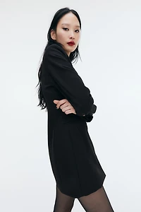 Robe blazer en sergé