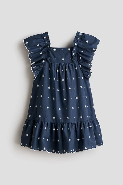 Cotton Dress with Embroidery