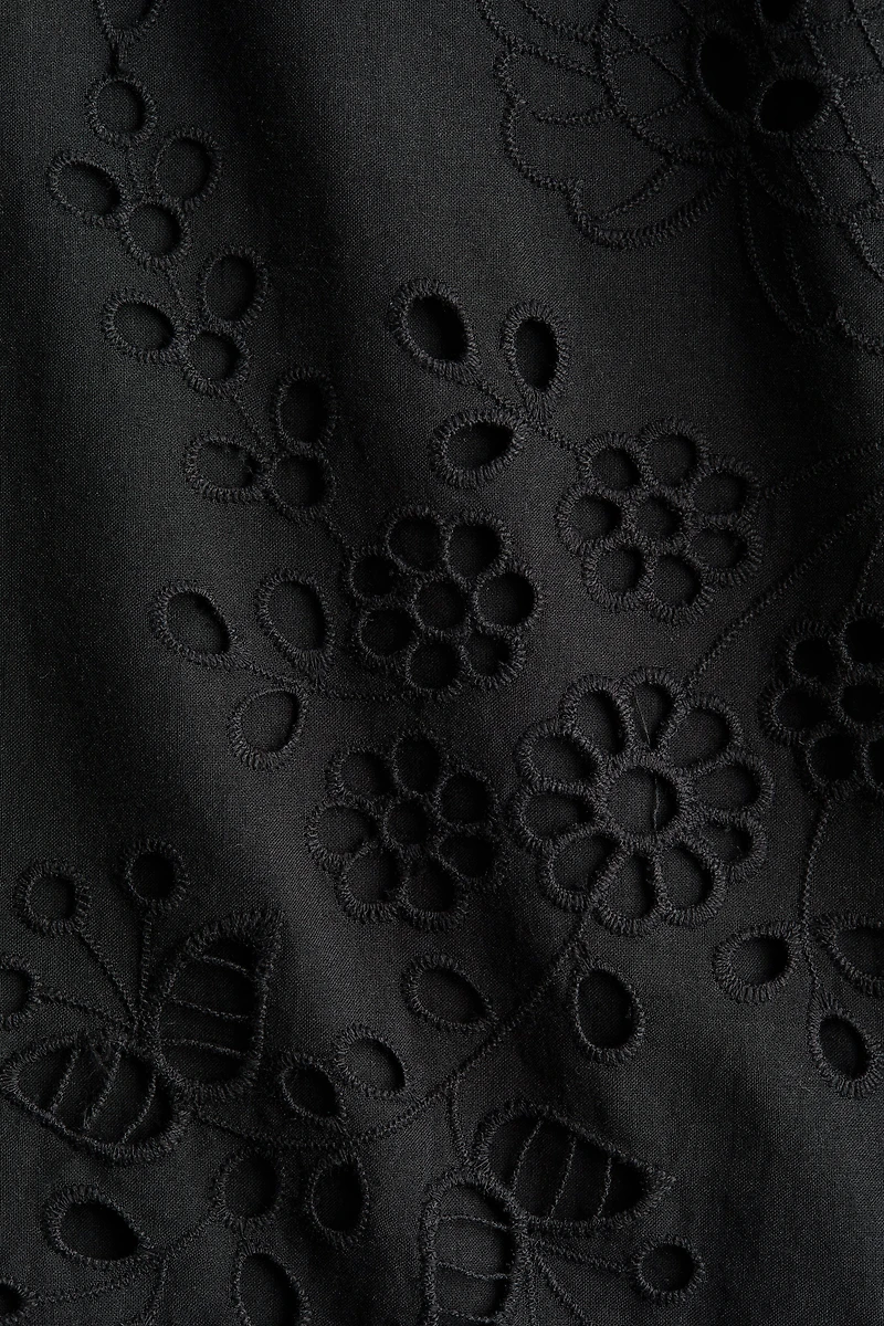 Dress with Eyelet Embroidery