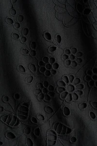 Dress with Eyelet Embroidery