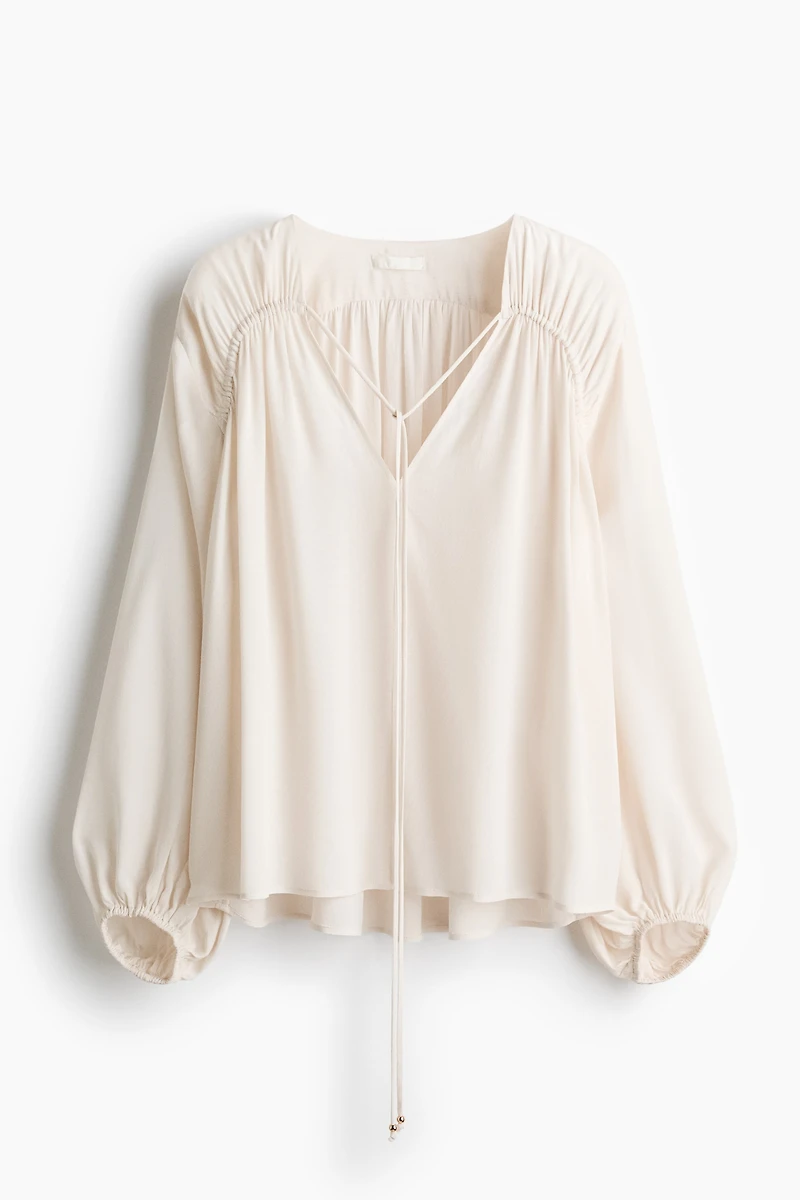Oversized Viscose Blouse