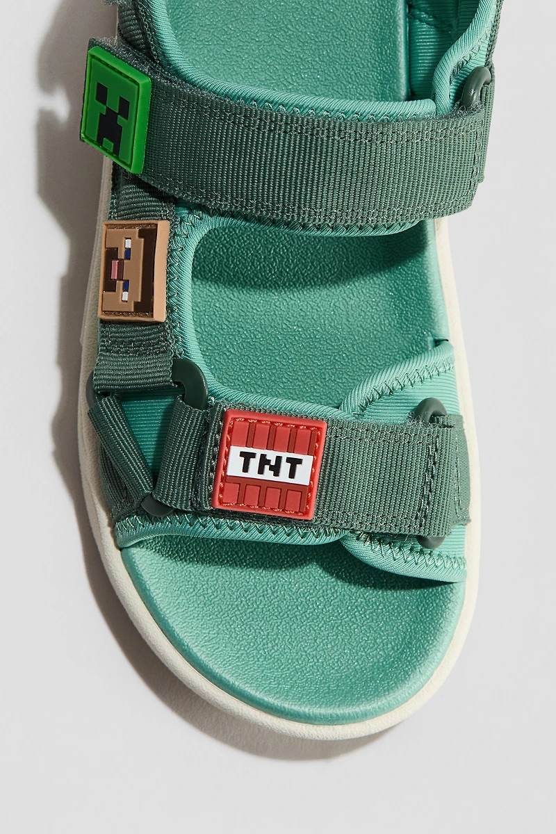 Motif-Detail Sandals