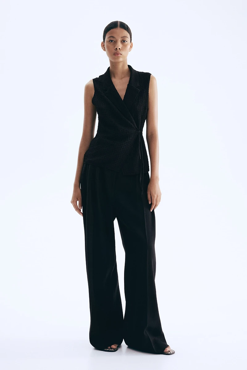 Textured Jersey Vest