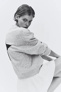 Sweatshirt with Printed Motif