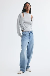 Layered Knit Top