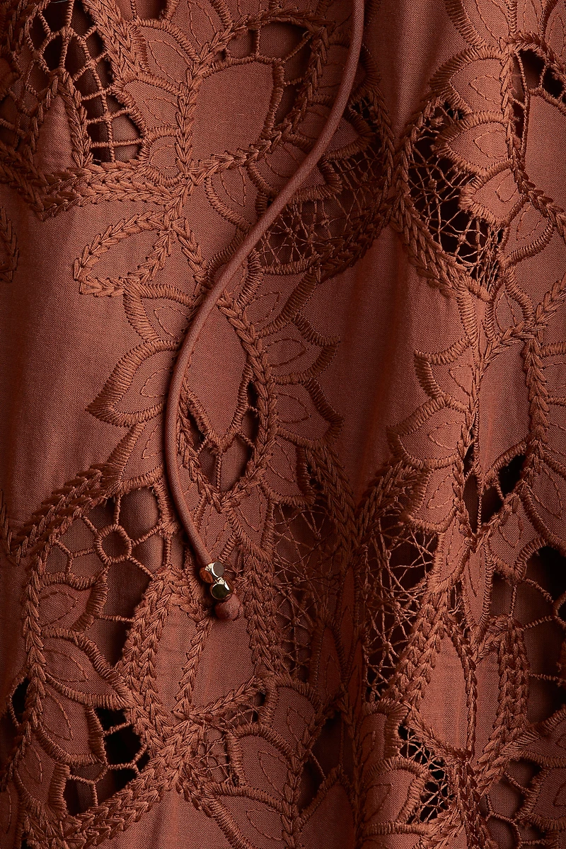 Eyelet Embroidered Dress