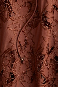 Eyelet Embroidered Dress