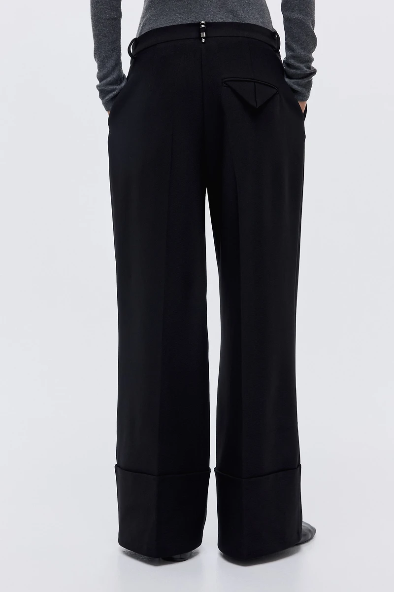 Rivet-Detail Dress Pants