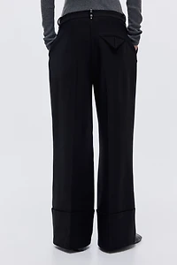 Rivet-Detail Dress Pants