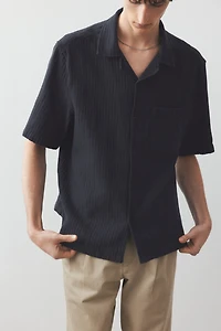 Regular-Fit Textured Resort Shirt