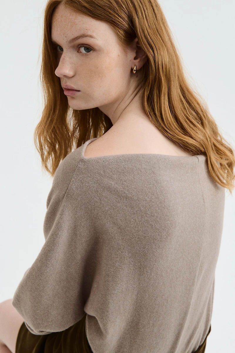 Haut à manches chauve-souris