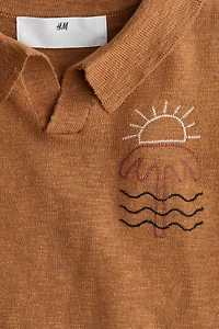 Knit Polo Shirt