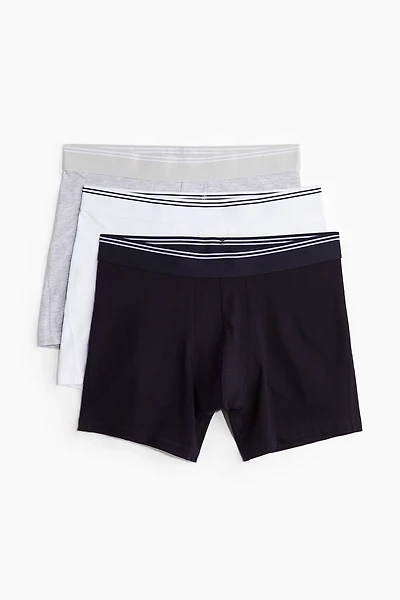 3-pack Mid-Length Boxer Briefs with Lycra®