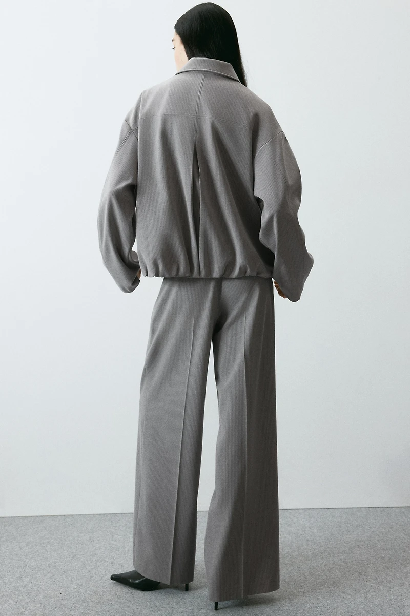 Bomber Jacket with Collar