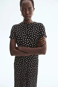 Textured Jersey Dress