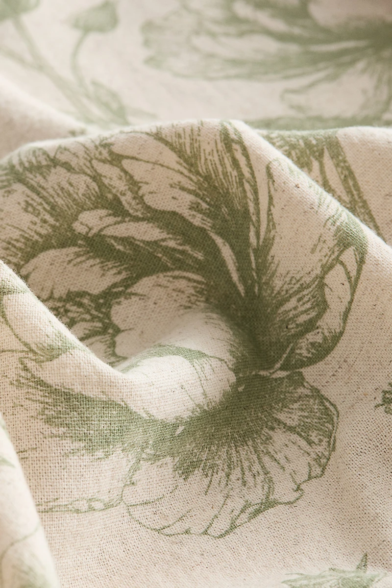 Linen-Blend Cushion Cover