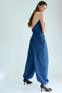 Denim Balloon Pants