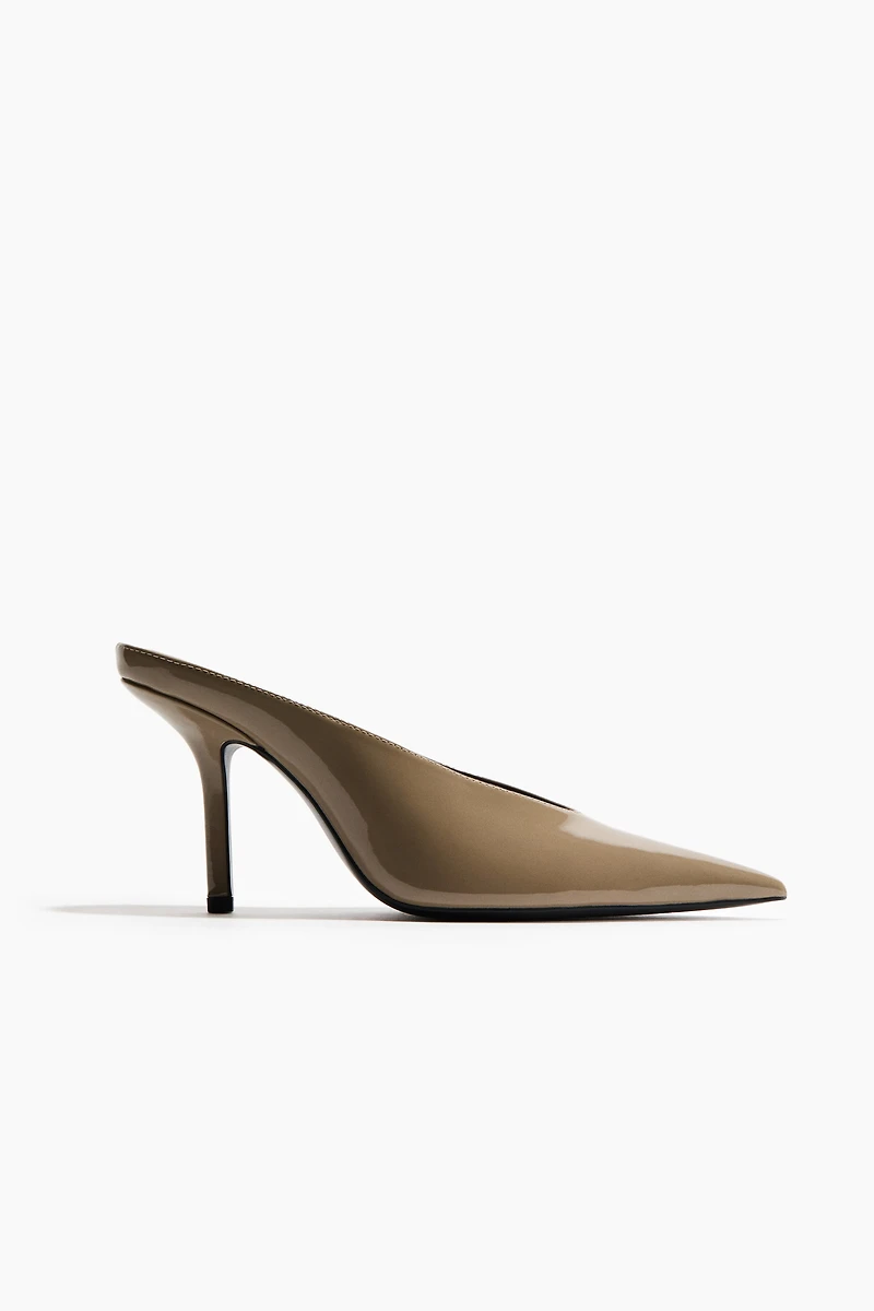 Pointed Heeled Mules