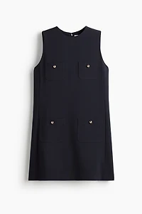 Pocket-Detail Shift Dress