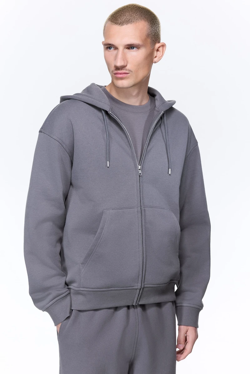 Loose-Fit Hooded Jacket
