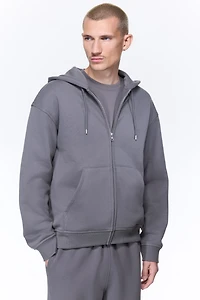 Loose-Fit Hooded Jacket