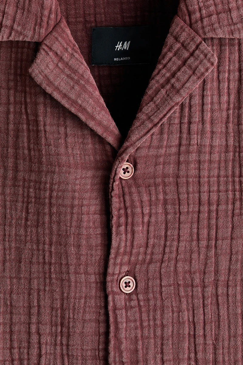 Chemise décontractée en mousseline