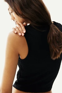 Textured Jersey Vest
