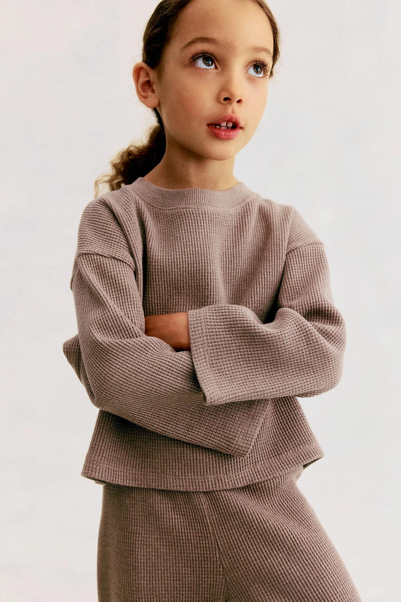 2-Piece Waffled Cotton Set