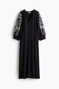 Embroidered Cotton Dress