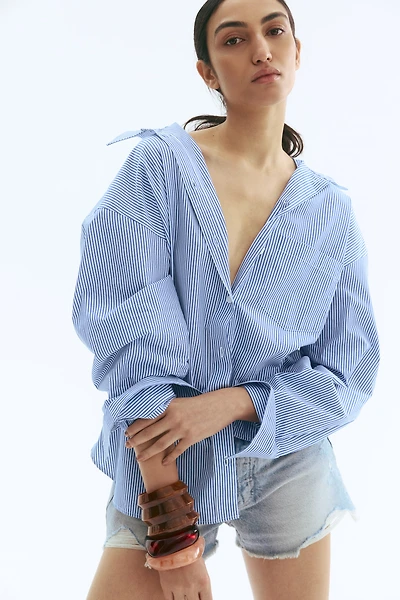 Oversized Cotton Poplin Shirt