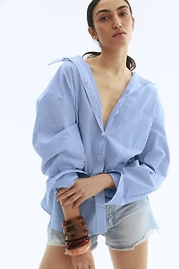 Oversized Cotton Poplin Shirt